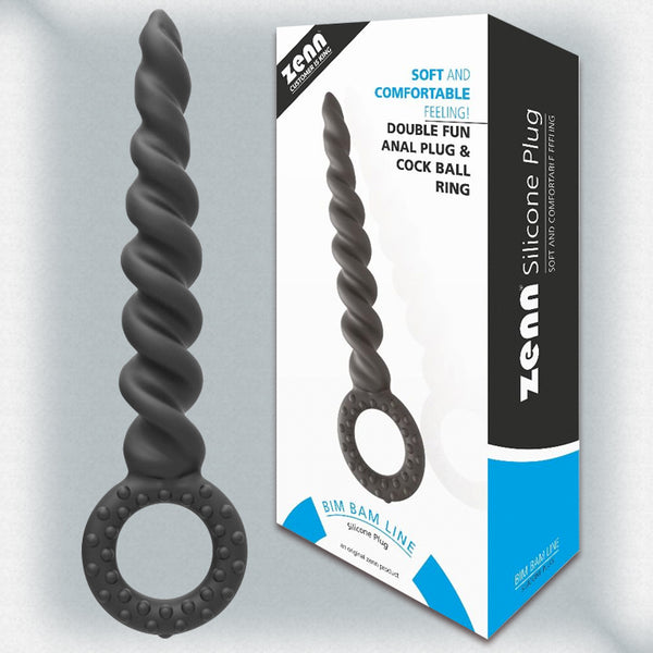 anal plug queue Blue Line Anal Training Set (4 Piece) - Blue main image 1